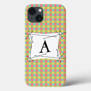 Éblouir Vérifier "Monogramme" coque ipad vertical