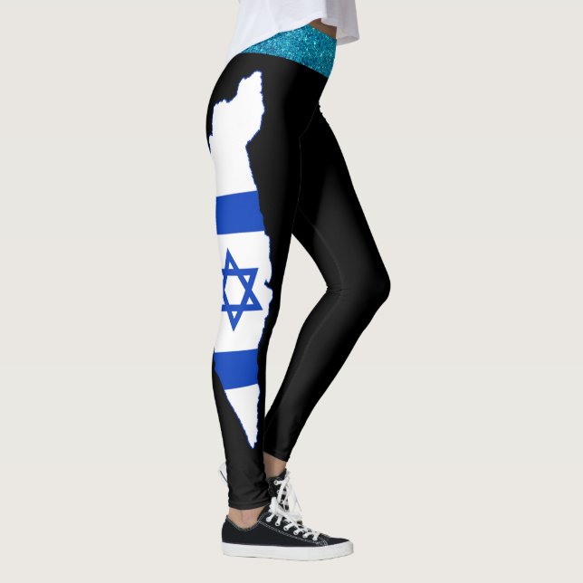 Éblouissant en collants bleus, Parties scintillant (Droite)