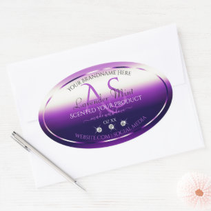 Éblouissant Purple Produit Étiquettes Diamants Mon
