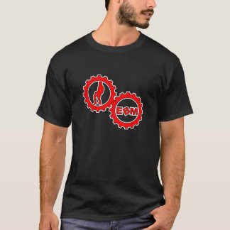 "EBM Logo_3" grundlegender dunkler T - Shirt