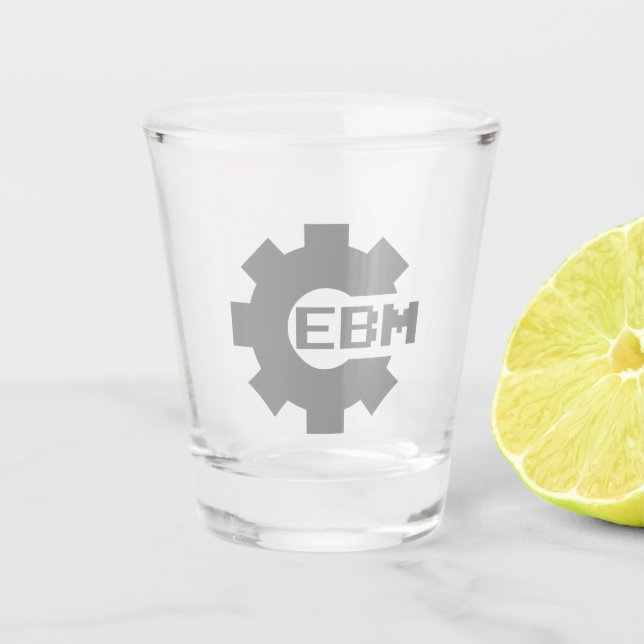 EBM-SHOTGLAS SCHNAPSGLAS (Vorderseite)