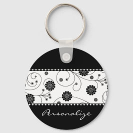 Ebony Bloom Banner Schlüsselanhänger