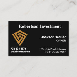 Ebony Calling Card for Any Business Visitenkarte