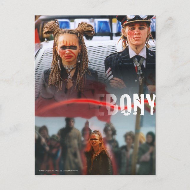 Ebony Der Stamm Postkarte (Vorderseite)