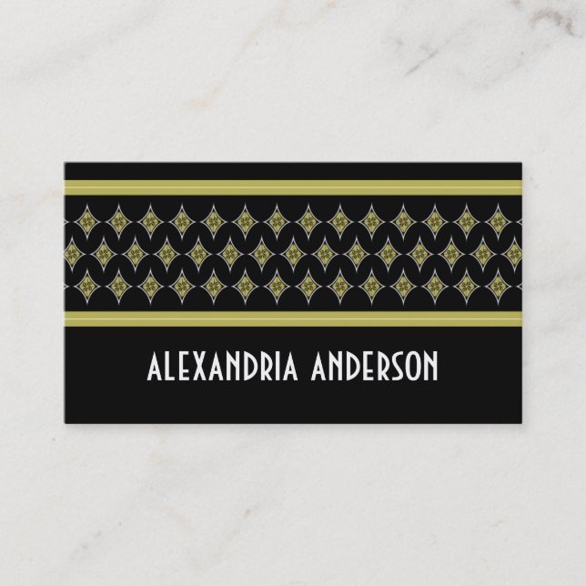 Ebony Divine Diamonds Business Cards Visitenkarte (Vorderseite)