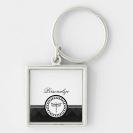 Ebony Dragonfly Emblem Schlüsselanhänger