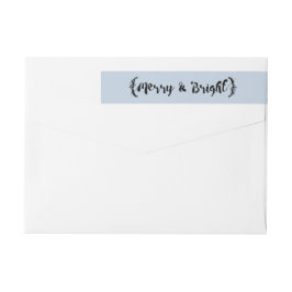 Ebony Elegant Sketched Merry and Bright Holiday