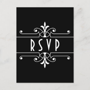Ebony Extravagant Ornamental UAWG Postkarte