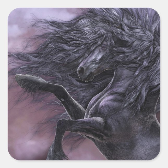 Ebony Fire Stickers (Vorderseite)