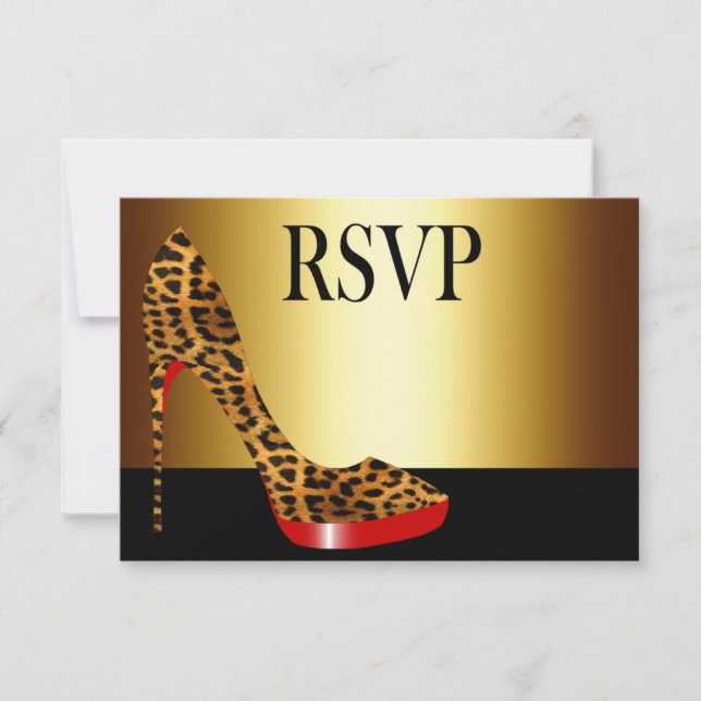 Ebony Leopard Stiletto Stripes RSVP (Devant)