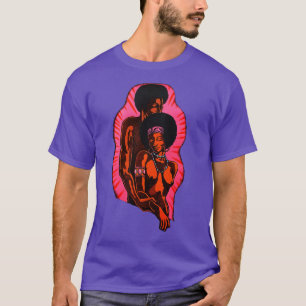 Ebony Liebe Blacklight Poster der 70er Jahre T-Shirt