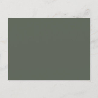 Ebony Solid Color Postkarte