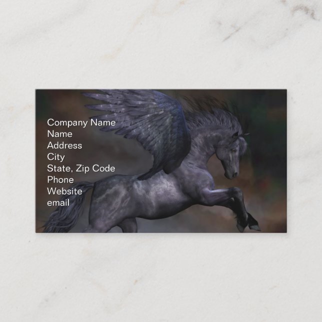 Ebony Visitenkarte (Vorderseite)