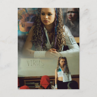 Ebony vor dem Virus Postkarte