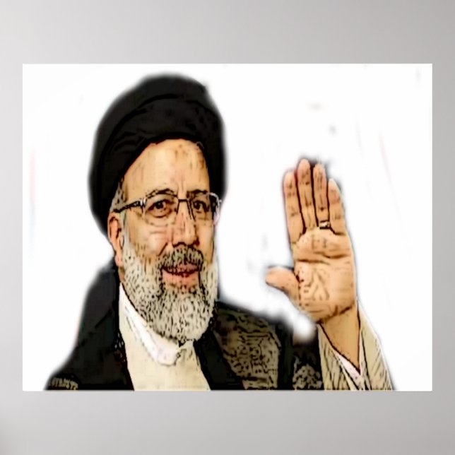 Ebrahim Raisi Poster (Vorne)