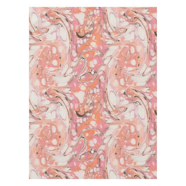 Ebru (Wassermarmor) Tischdecke (Vorderseite)