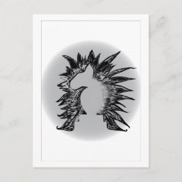 EBT SchachRitter Moderne Kunstdarstellung Postkarte