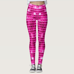 Écailles de sirène rose coloré Imaginaire Leggings