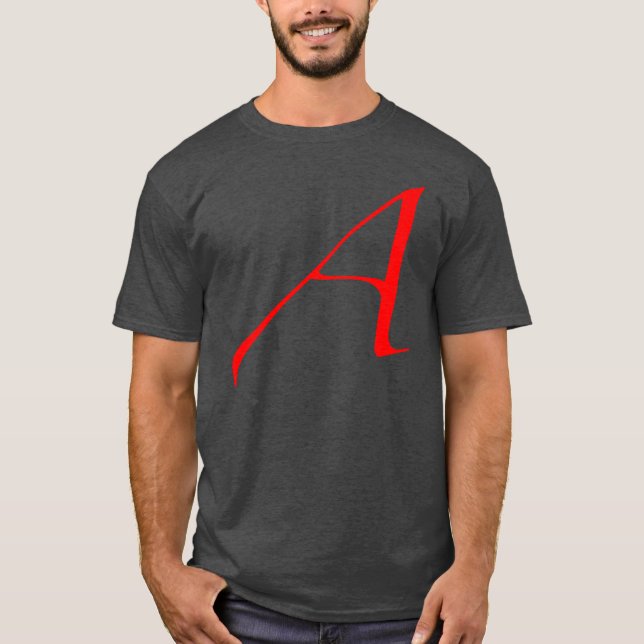 Écarlate athée un T-shirt (Devant)