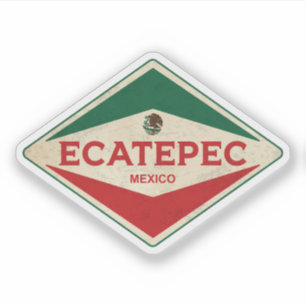 Ecatepec Mexico Vintag Aufkleber