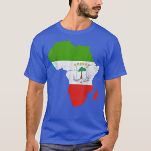 Ecatorial Guinea Flag Africa Kontinent Ecuador T-Shirt