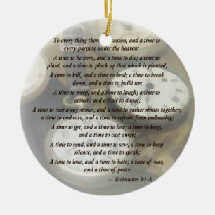 ECC 3 1-8 Zu allem, was es eine Saison gibt Keramikornament