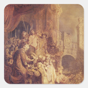 Ecce Homo, 1634 Quadratischer Aufkleber