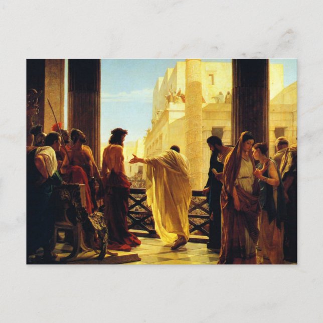 Ecce Homo - Antonio Ciseri Postkarte (Vorderseite)