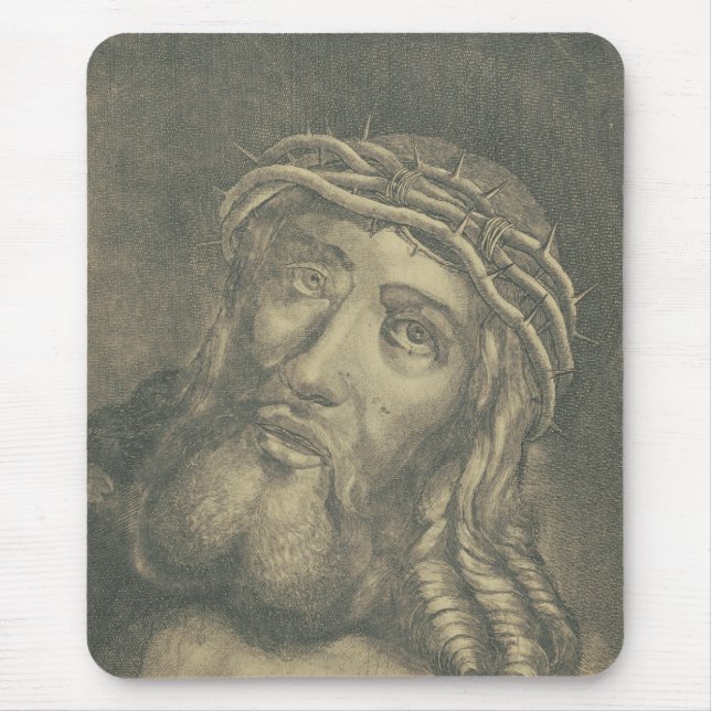 Ecce homo Heiliges Gesicht Jesu Mousepad (Vorne)