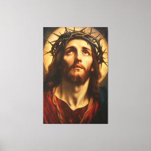 Ecce Homo Jesus Christus mit Dornenkrone Leinwanddruck