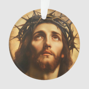Ecce Homo Jesus Christus mit Dornenkrone Ornament
