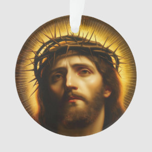 Ecce Homo Jesus Christus mit Dornenkrone Ornament