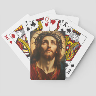 Ecce Homo Jesus Christus mit Dornenkrone Spielkarten
