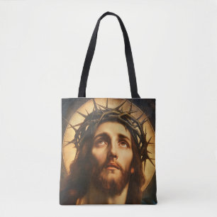 Ecce Homo Jesus Christus mit Dornenkrone Tasche