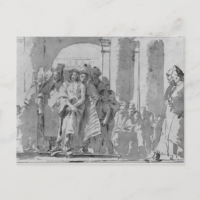 Ecce homo postkarte (Vorderseite)