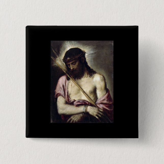 Ecce Homo - Tizian - 1558 Button (Vorderseite)