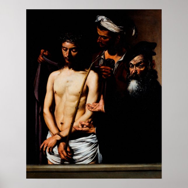 Ecce Homo von Caravaggio Poster (Vorne)