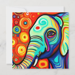 Eccentric Elephant Feiertagskarte