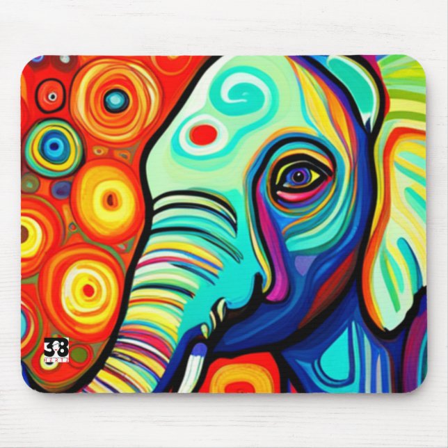Eccentric Elephant Mousepad (Vorne)