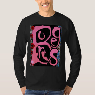 Eccentric Kooky Bong Bones Script Illustration T-S T-Shirt