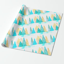Eccentric Pine Paper Geschenkpapier