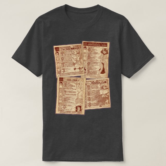 Ecchi Reviewers T-Shirt (Design vorne)