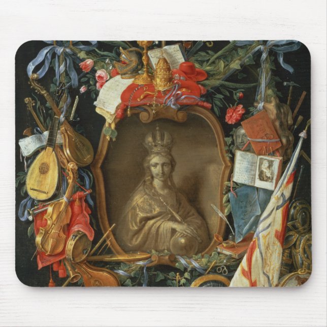 Ecclesia umgeben durch Symbole der Eitelkeit Mousepad (Vorne)