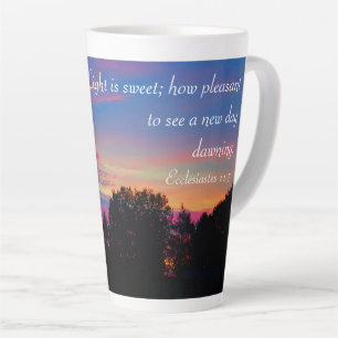 Ecclesiastes 11:7 Latte Tasse