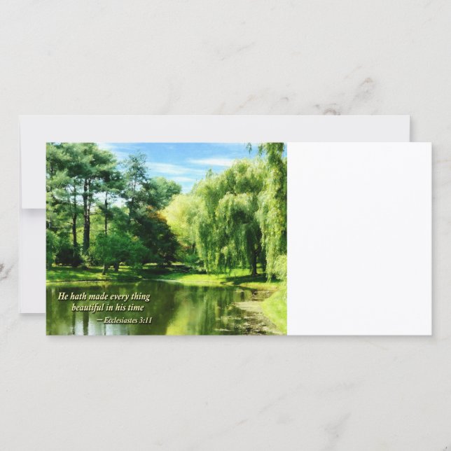 Ecclesiastes 3 11 Er hat alles beautifu gemacht (Vorderseite)