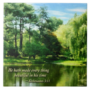 Ecclesiastes 3 11 Er hat alles beautifu gemacht Fliese