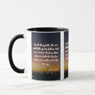 Ecclesiastes 4:10 KJV Bible Scripture Pic Two-Tone Tasse