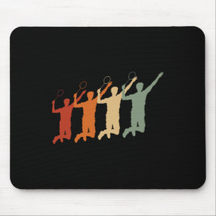 Ecg Heartbeat Badminton Player Shuttle Sports Smas Mousepad