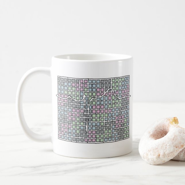 ECG Maze Mug (Avec donut)