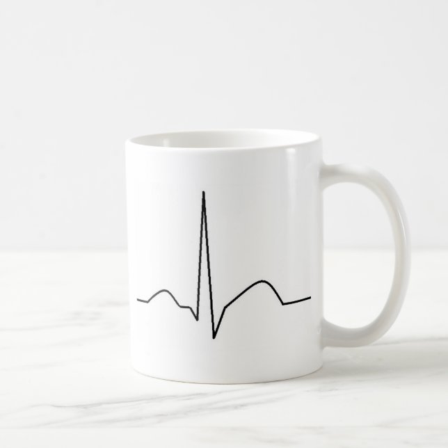 ECG - synus Rhythmus Kaffeetasse (Rechts)